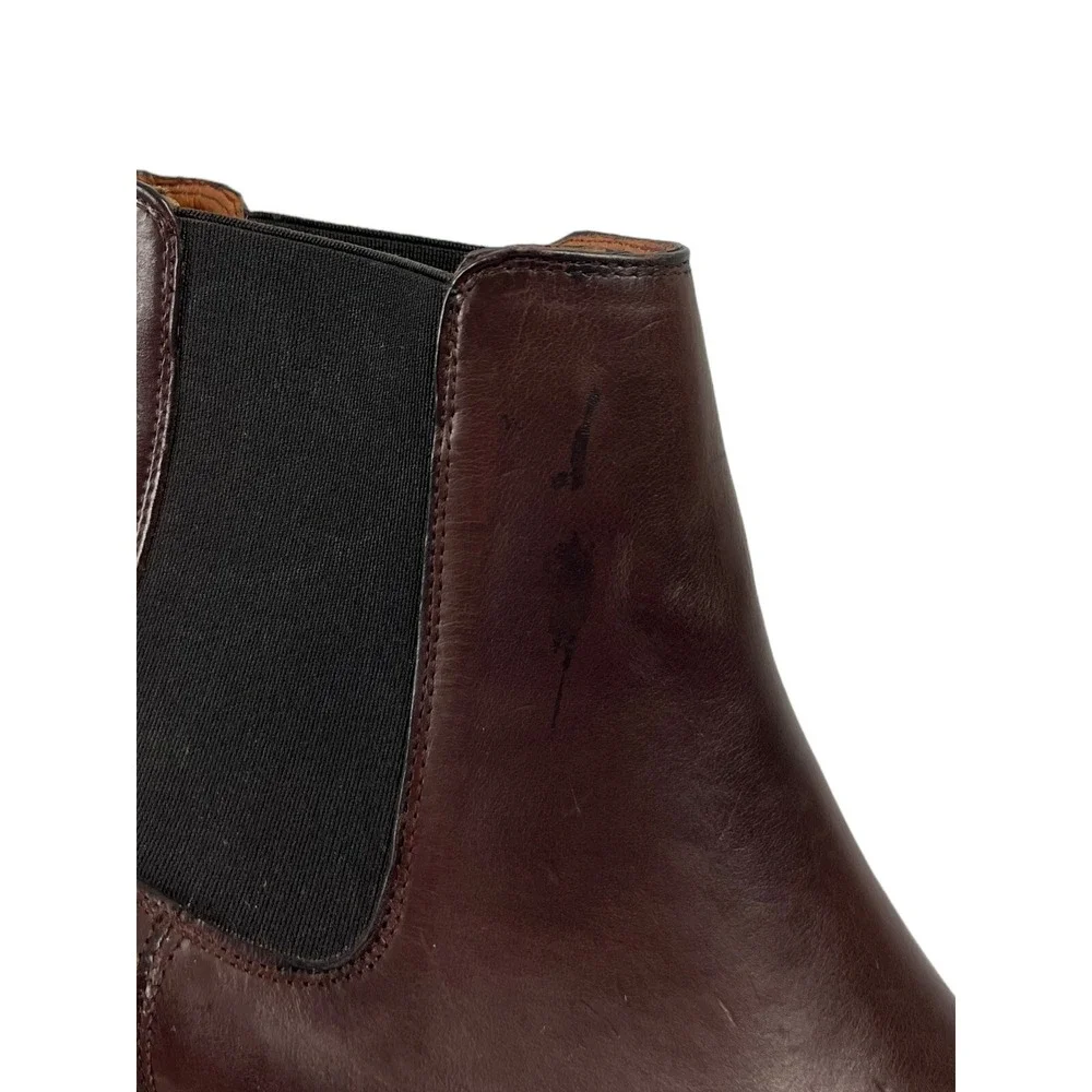 FRYE Womens Size 10 B Dara Brown Leather Chelsea Boots Distressed Made In Mexico